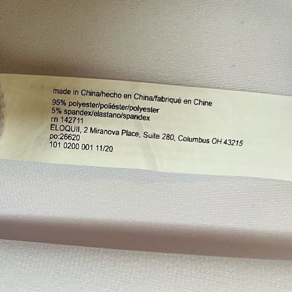 ELOQUII White Sleeve Blouse Size 22 - Picture 6 of 6